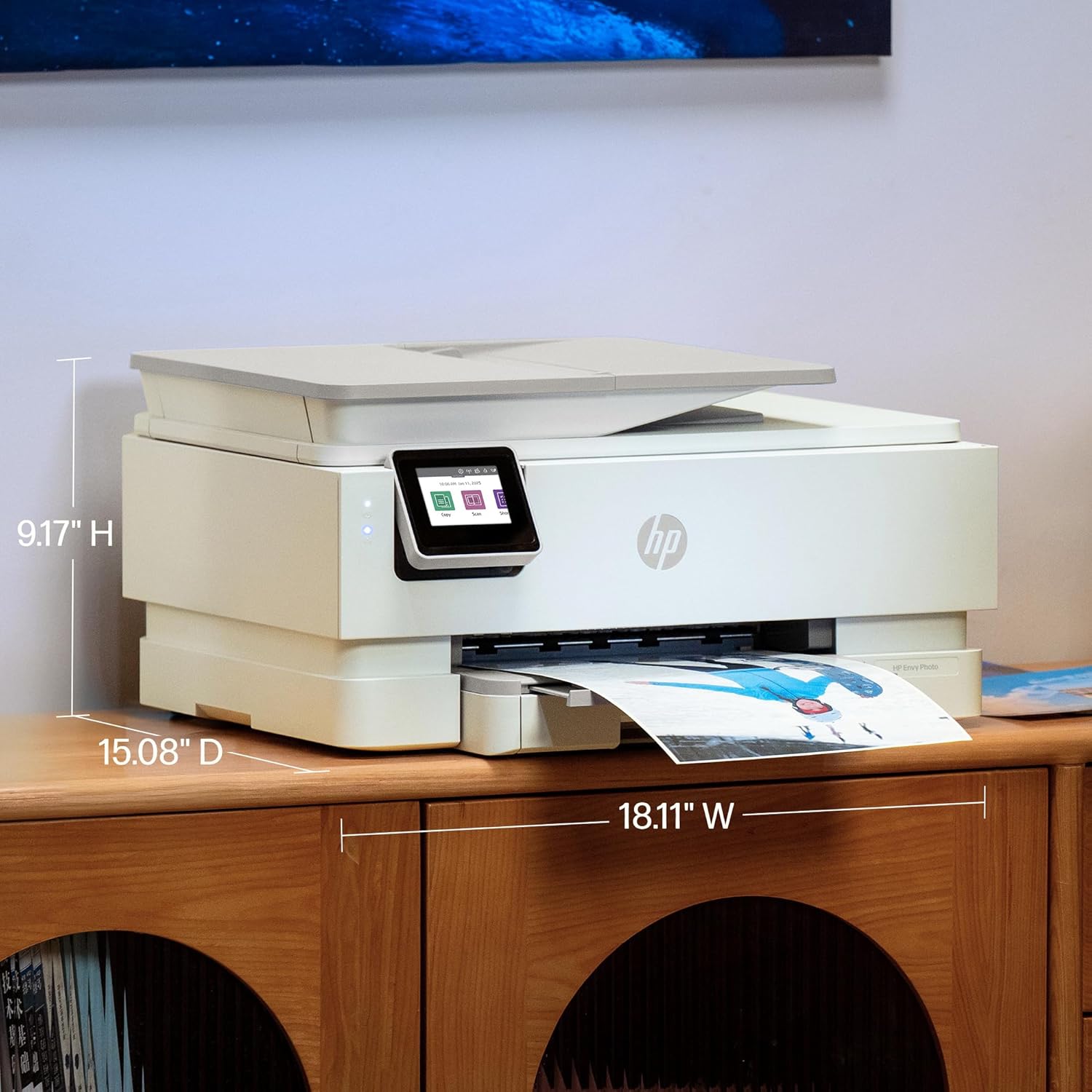 HP Envy Photo 7975 All-in-One Printer with free 3 Months of Instant Ink, AI-enabled all product image