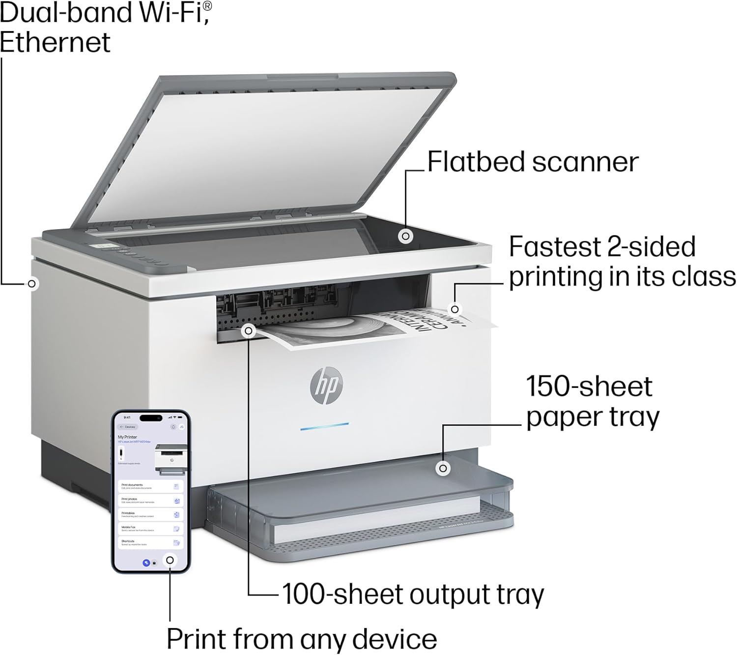 HP LaserJet MFP M234dw Printer all product image