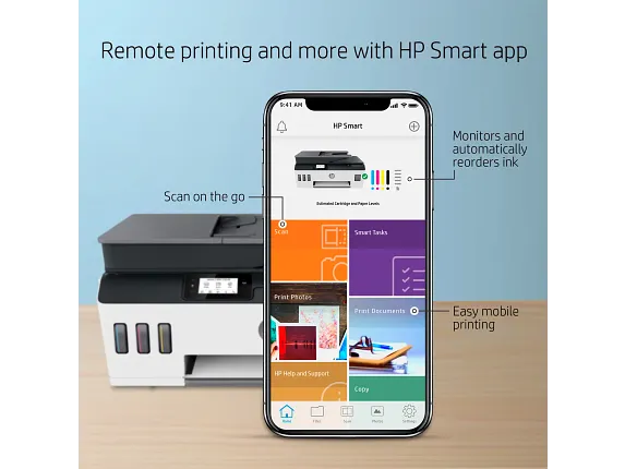 HP Smart Tank Plus 651 Wireless All-in-One all product image