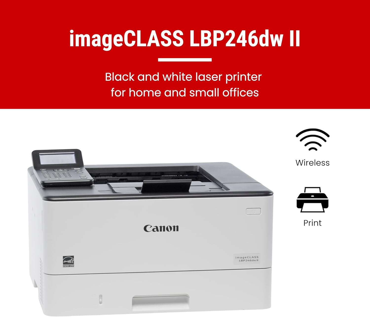 Canon imageCLASS LBP246dw II - Wireless, Duplex Laser Printer With Expandable Paper Capacity all product image