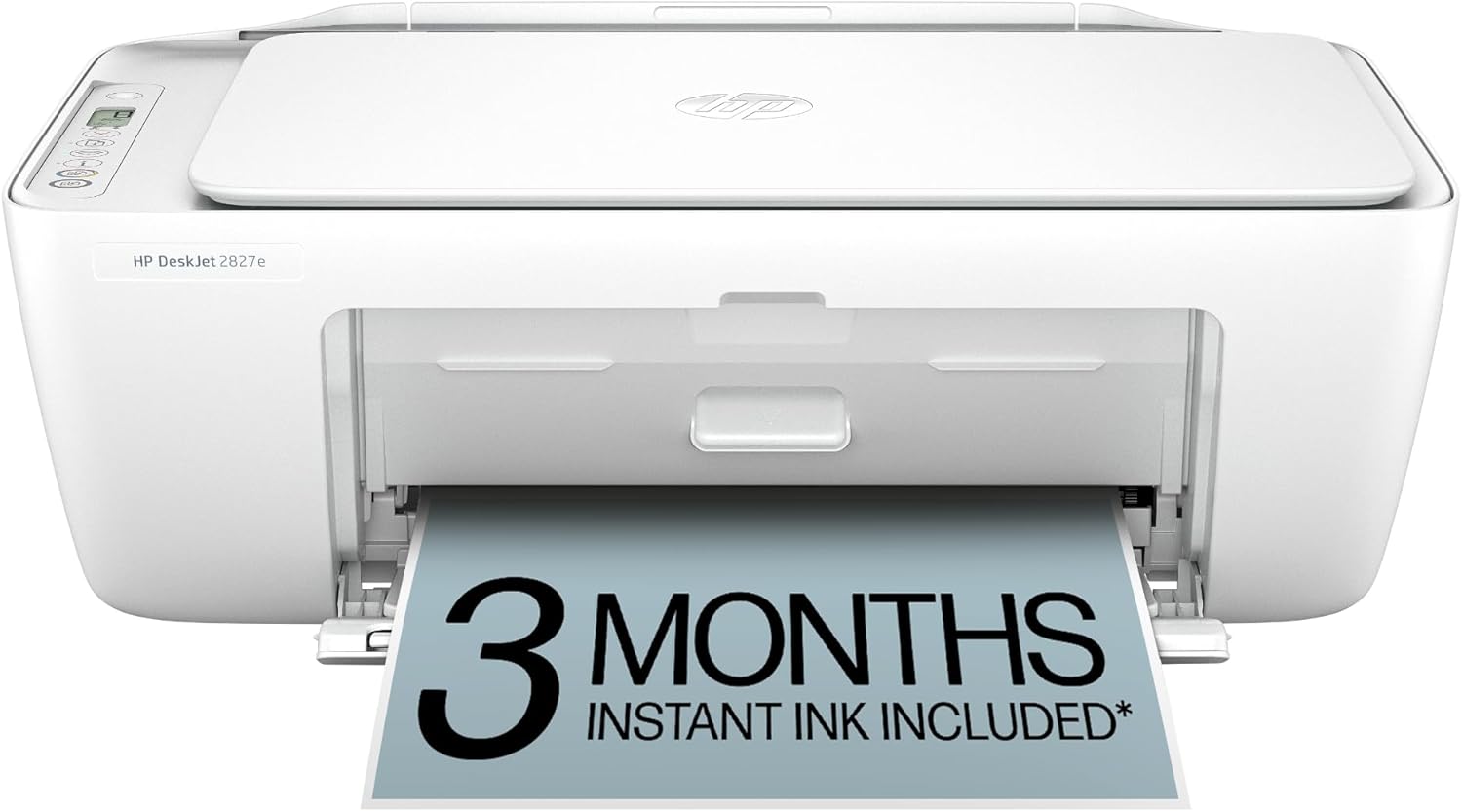 HP DeskJet 2827e Wireless All-in-One Color Printer, Instant Ink; Copier, Scanner