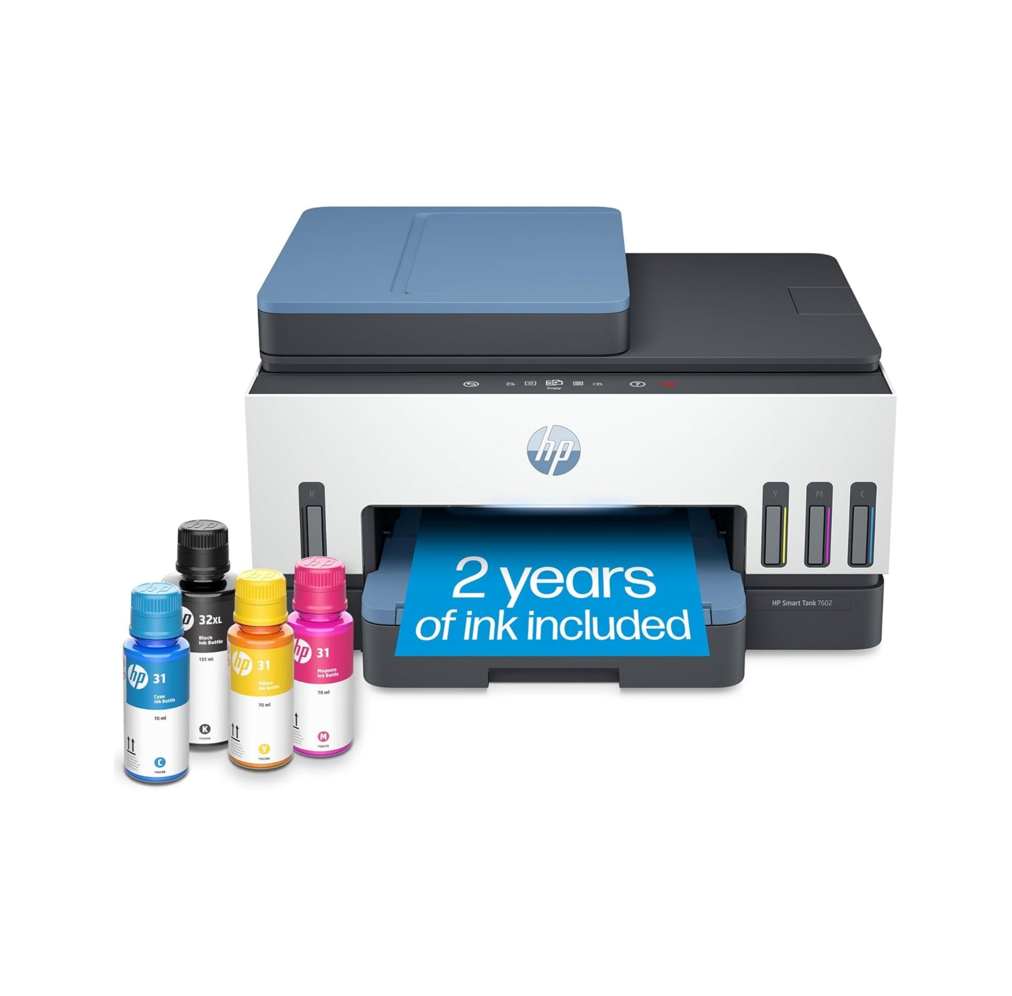 HP Smart Tank 7602 All-in-One, AI-enabled